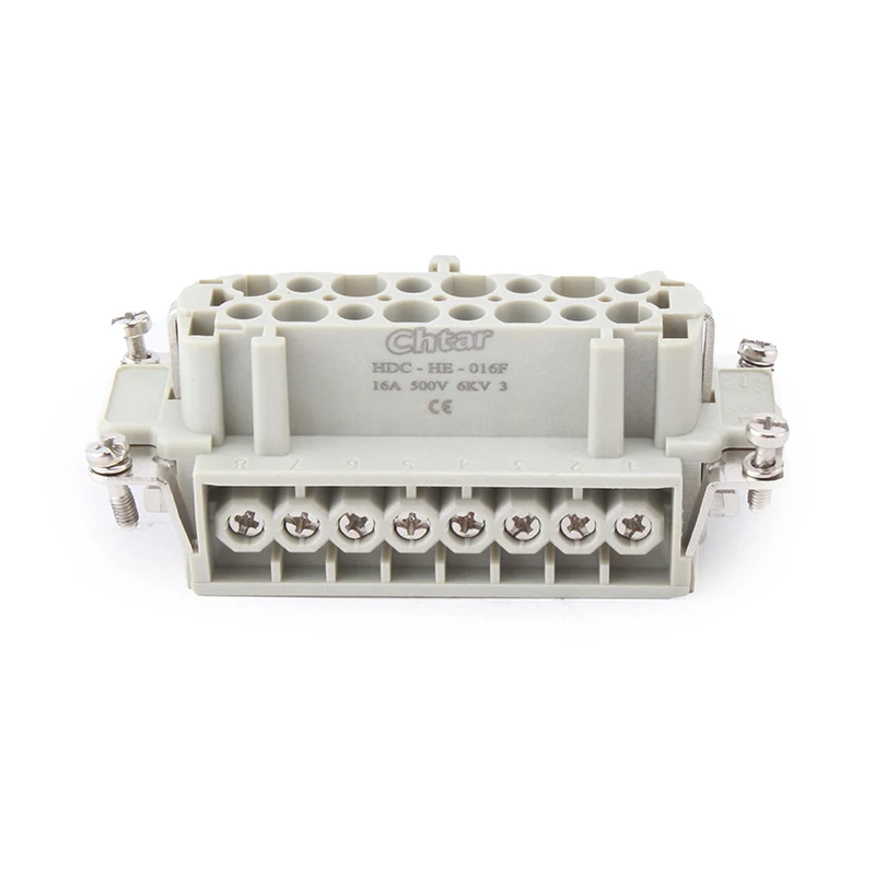 M/F 16-контактный вставной разъем для тяжелых условий эксплуатации